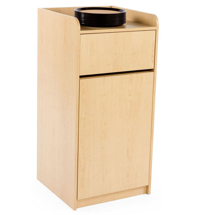 Mueble contenedor para basura para áreas de comida y restaurantes