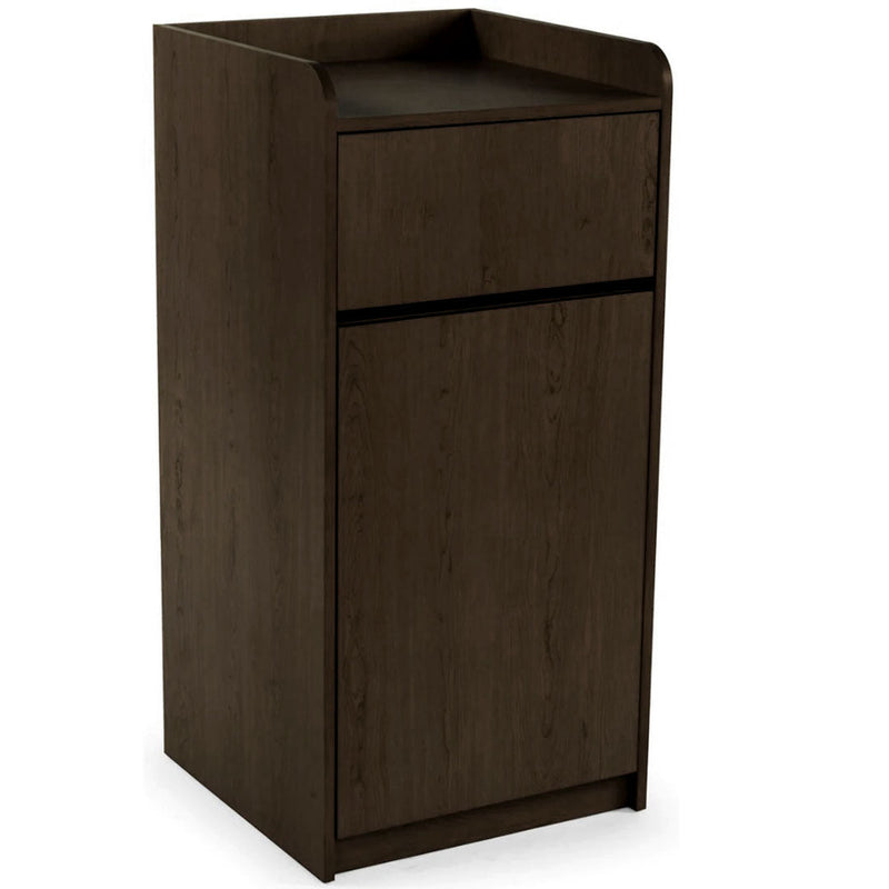 Mueble contenedor para basura para áreas de comida y restaurantes