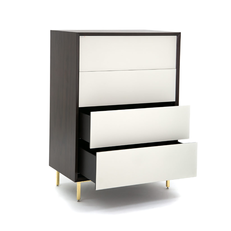 Cajonera Carlo - Marble Black  / Vinkel