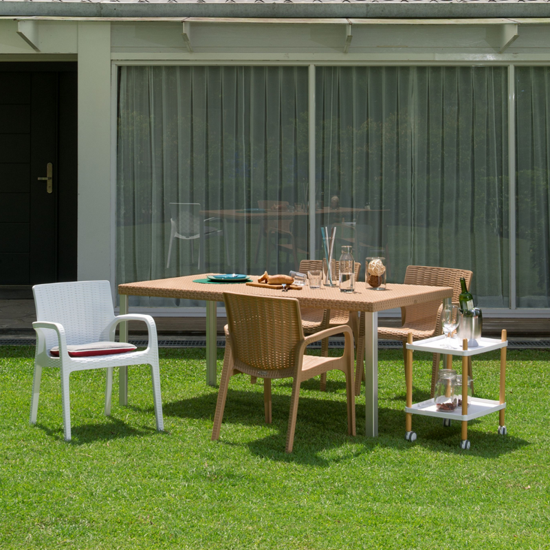 Mesa Oslo Rectangular para exterior