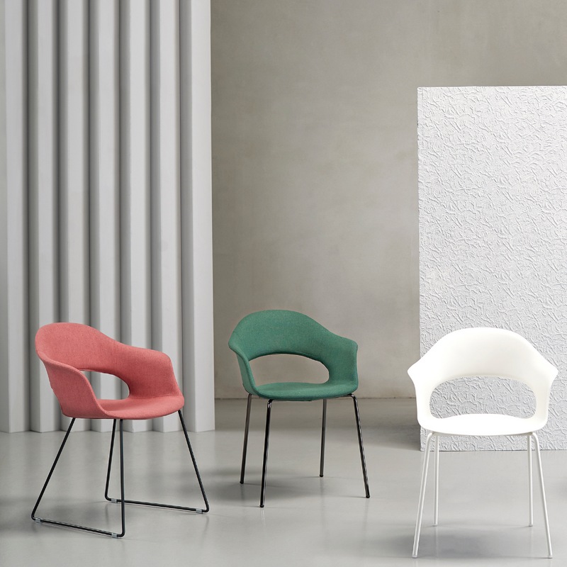 Silla Lady B Tecnopolímero Trineo