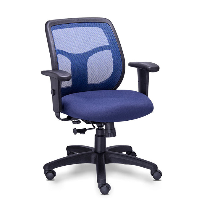 Silla Semi-Ejecutiva c/brazo Respaldo Bajo Mesh