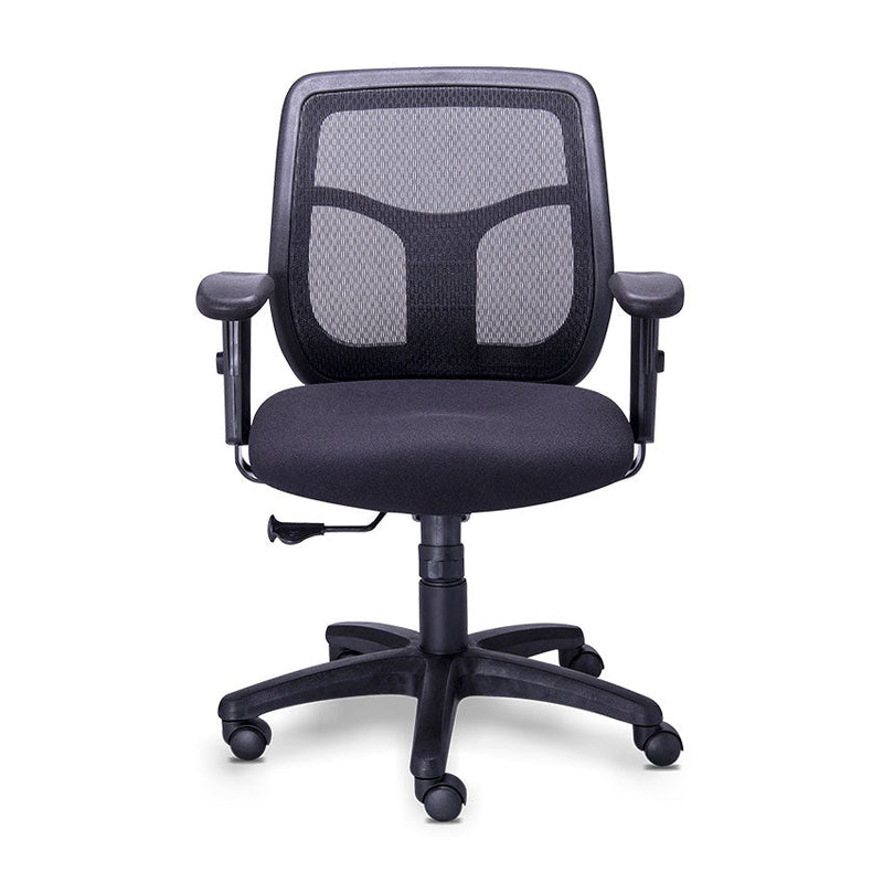 Silla Semi-Ejecutiva c/brazo Respaldo Bajo Mesh
