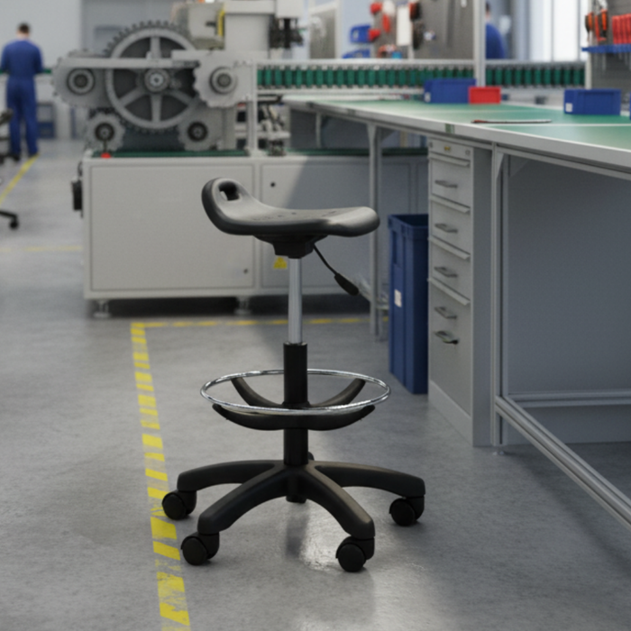Sillas y bancos ergonómicos certificados Ley Silla
