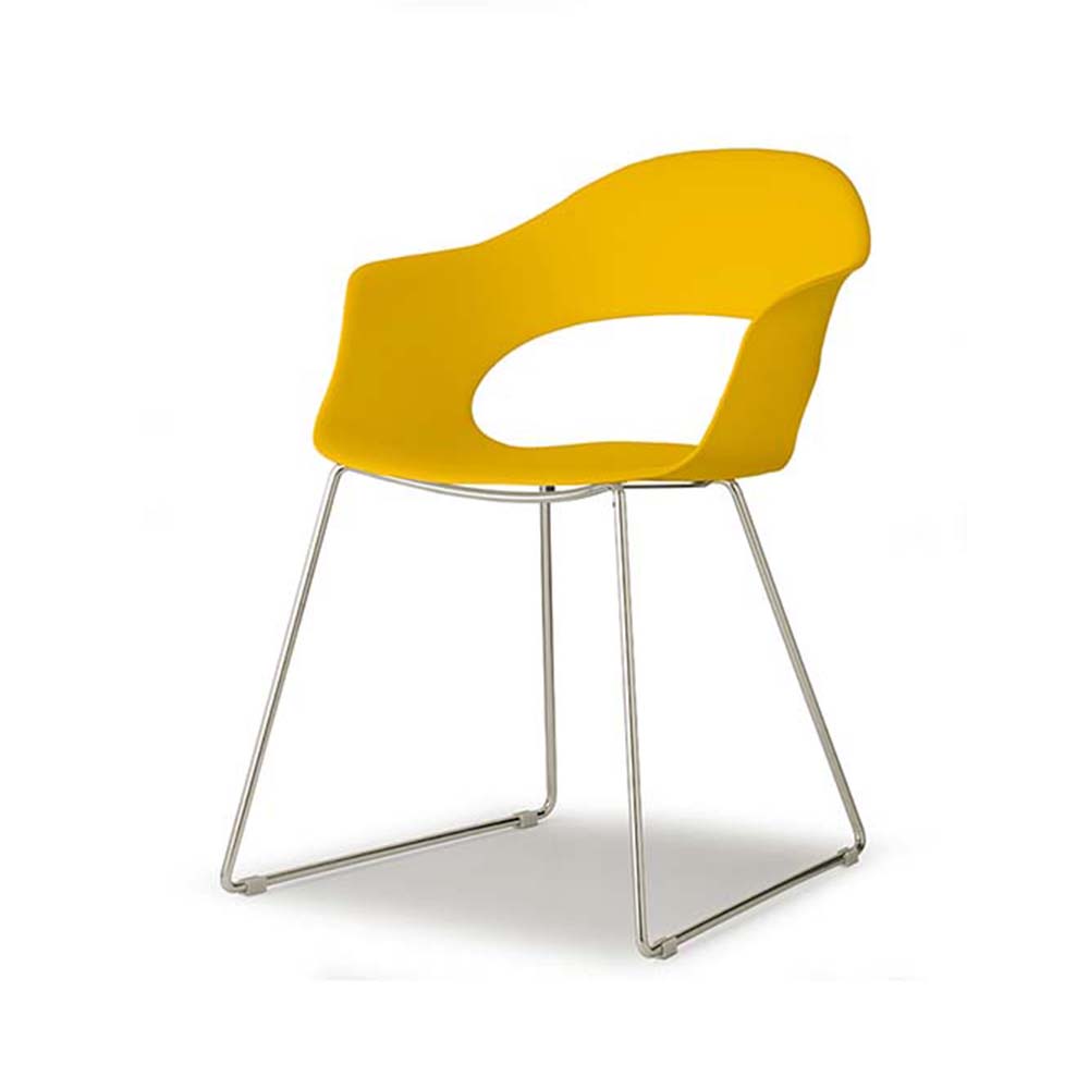 Silla Lady B Tecnopolímero Trineo