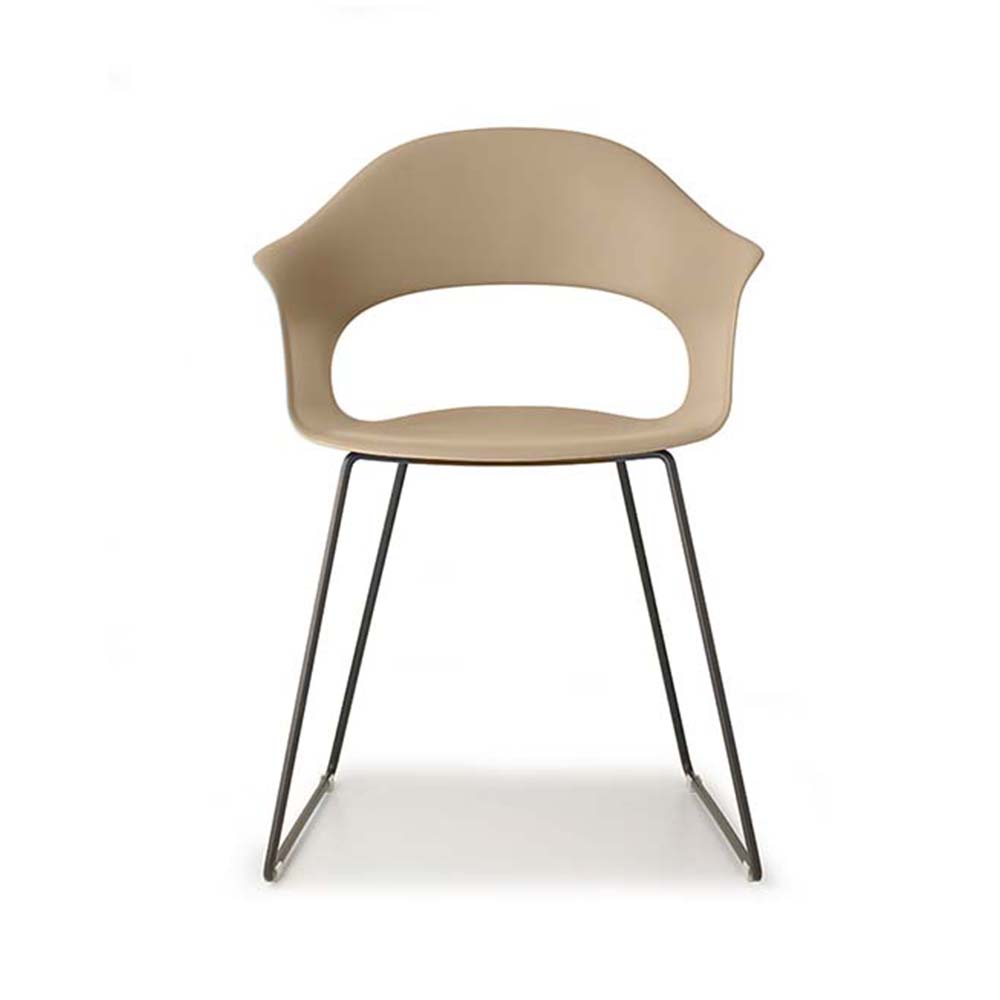 Silla Lady B Tecnopolímero Trineo