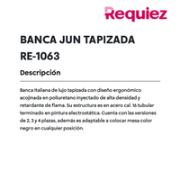 Banca Jun Tapizada RE-1063