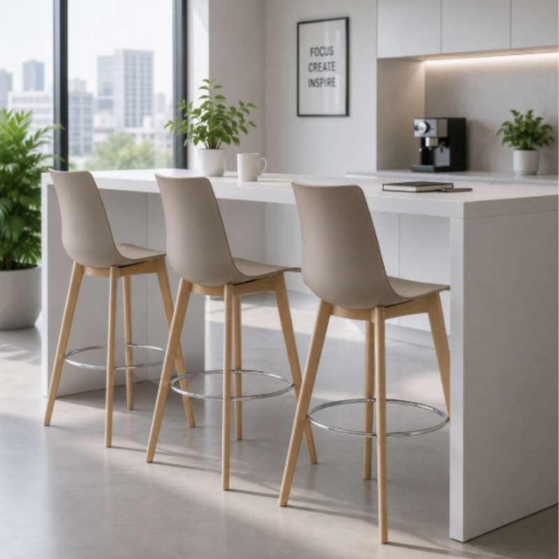Banco Zebra Madera Natural