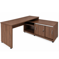 Escritorio de Melamina Sobre Credenza JA-002