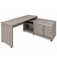 Escritorio de Melamina Sobre Credenza JA-002
