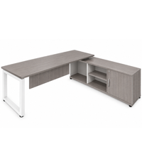 Escritorio Recto Sobre Credenza JA-003