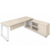 Escritorio Recto Sobre Credenza JA-003