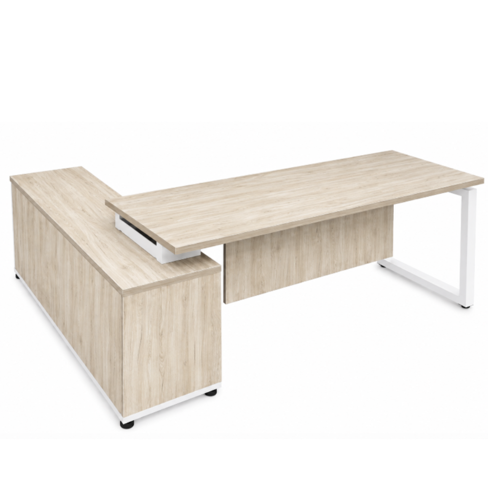 Escritorio Recto Sobre Credenza JA-003