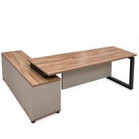 Escritorio Recto Sobre Credenza JA-003