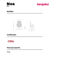 Silla Operativa Noa Reclinable