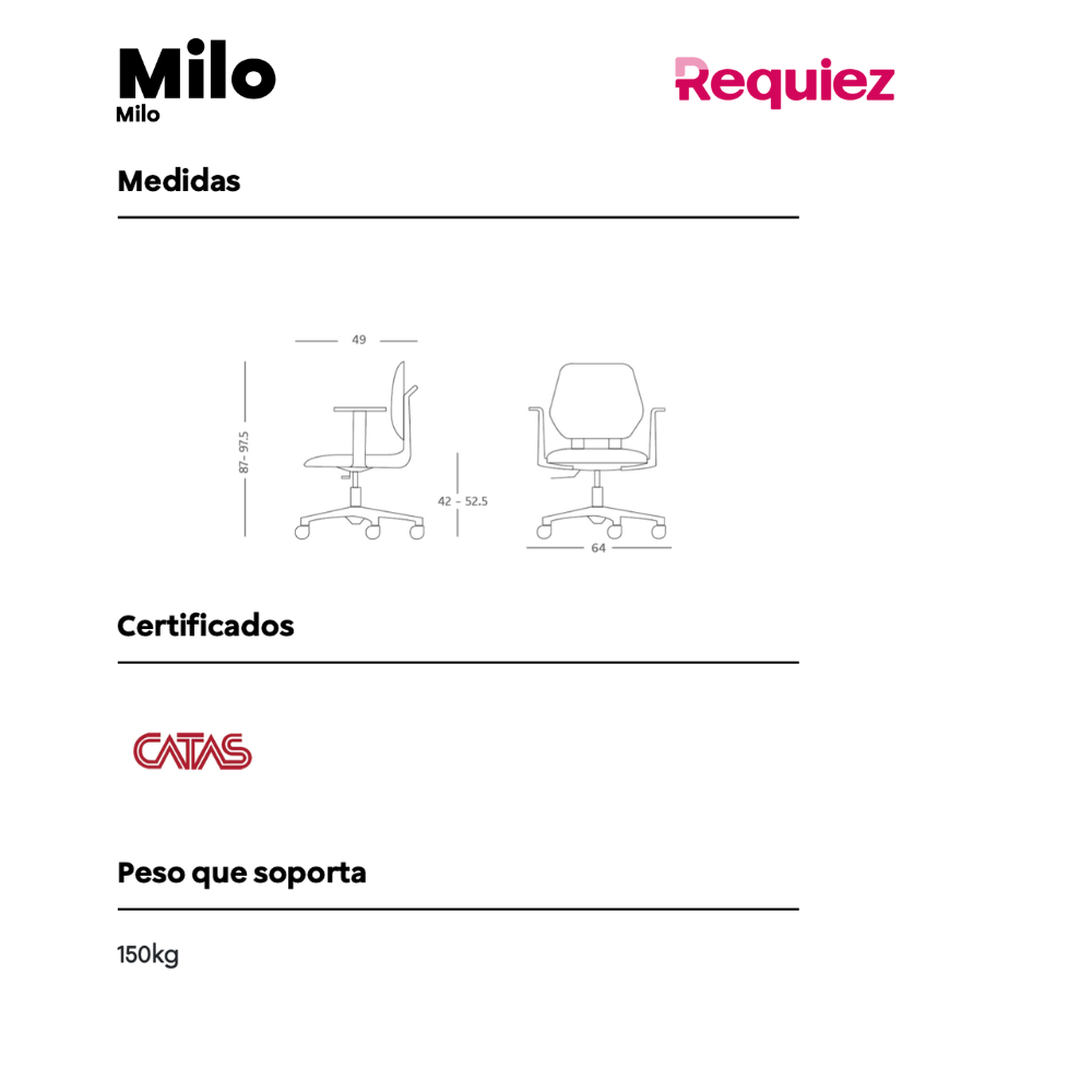 Silla Milo RS-151/R