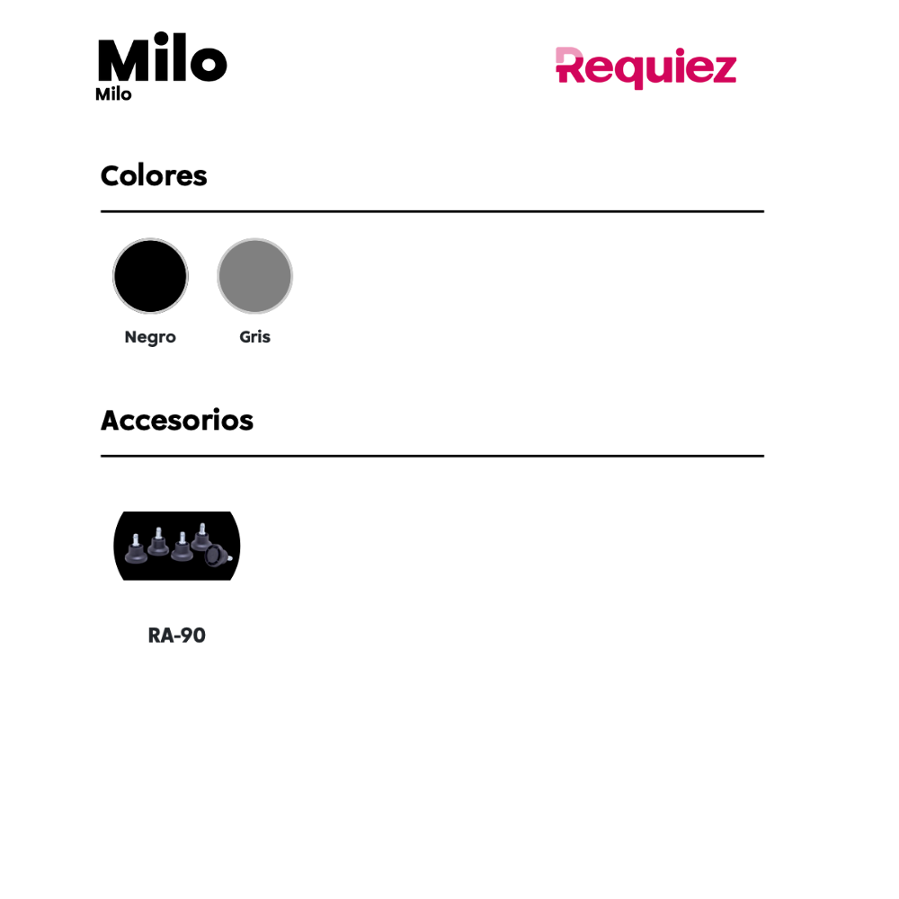 Silla Milo RS-151/R