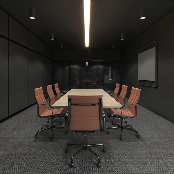 Silla Goetz cafe claro respaldo Alto para mesa de Juntas