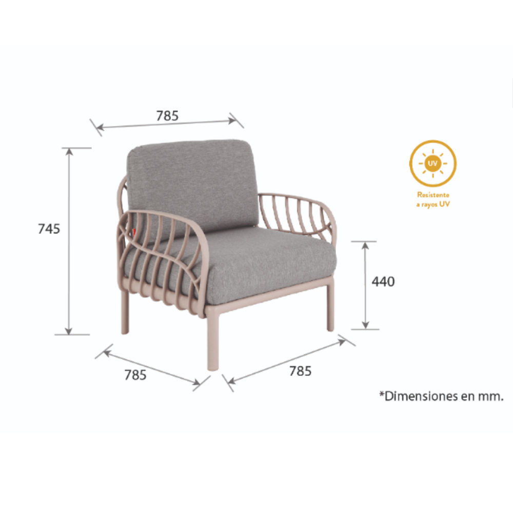 Sillón Laurel 1 plaza