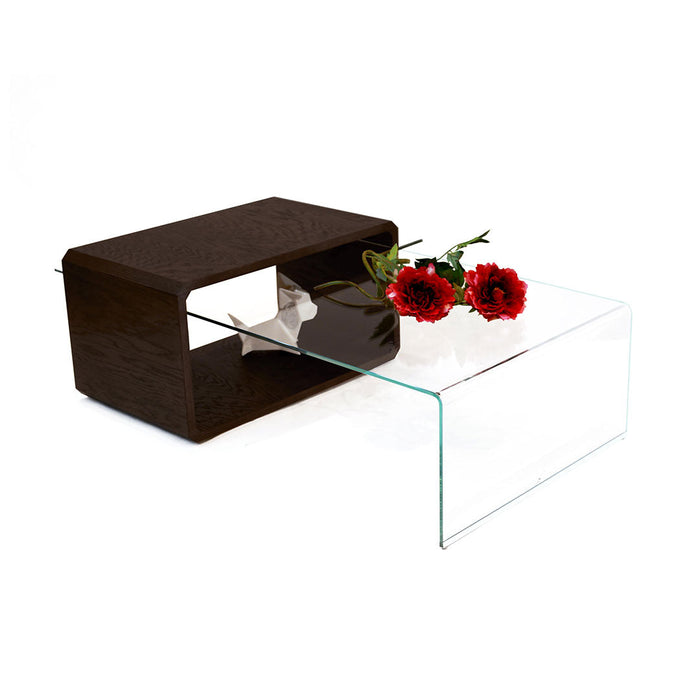 Mesa de Centro L2 - Extraclear + Wenge