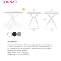 Mesa Exterior Tonnati OHM-16