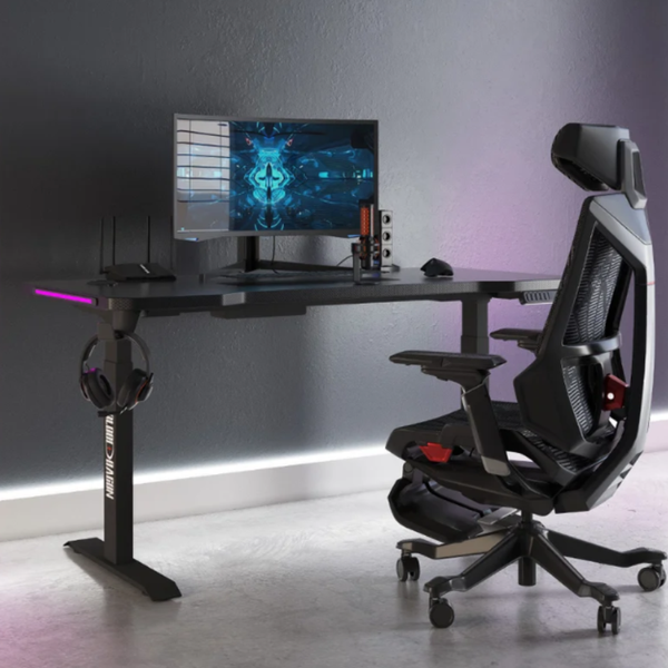 Mesa Gamer Dragon Altura Ajustable
