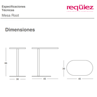 Mesa Auxiliar Root 169-05535