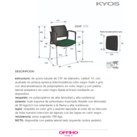 Pupitre Kyos Semi Tapizado