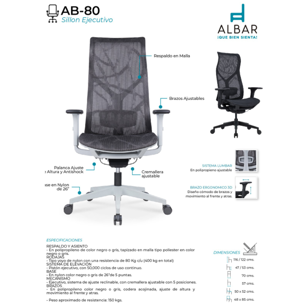 Silla Ejecutiva AB-80