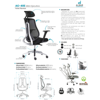 Silla Ejecutiva AC-40E GR