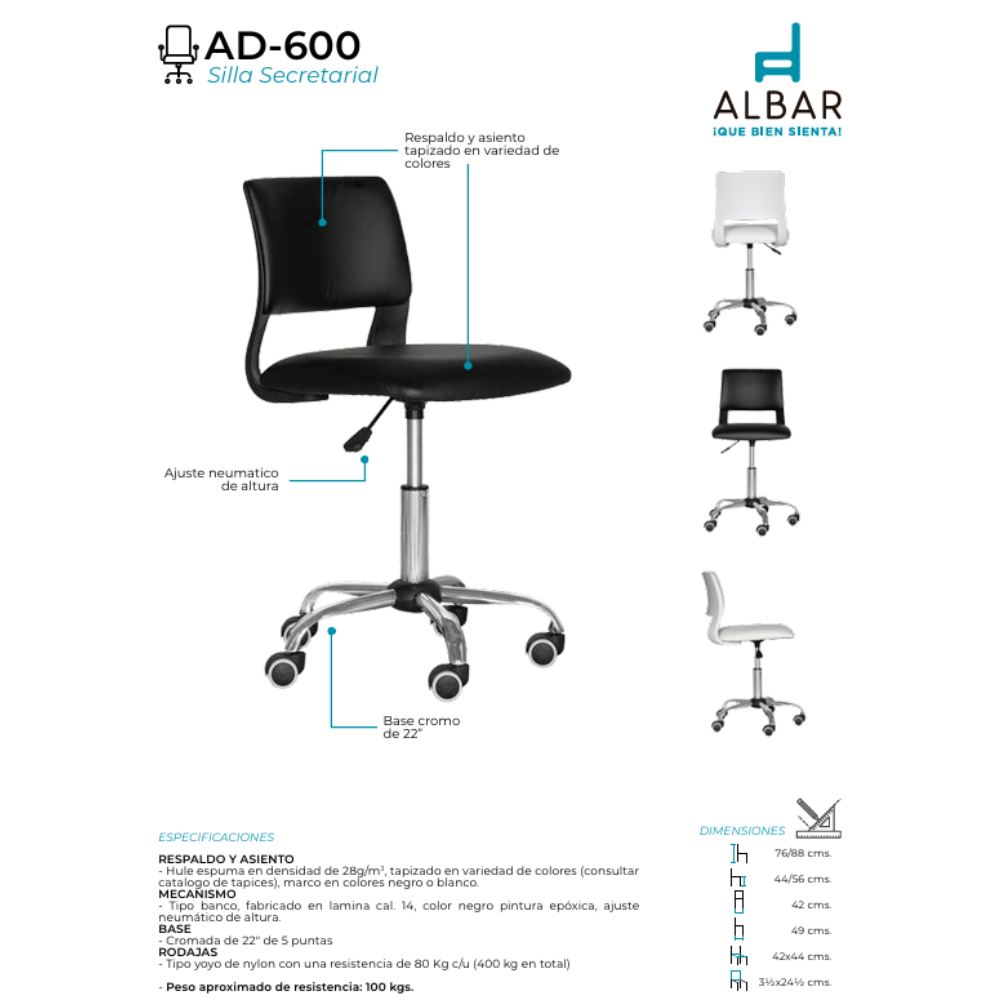 Silla Operativa AD-600