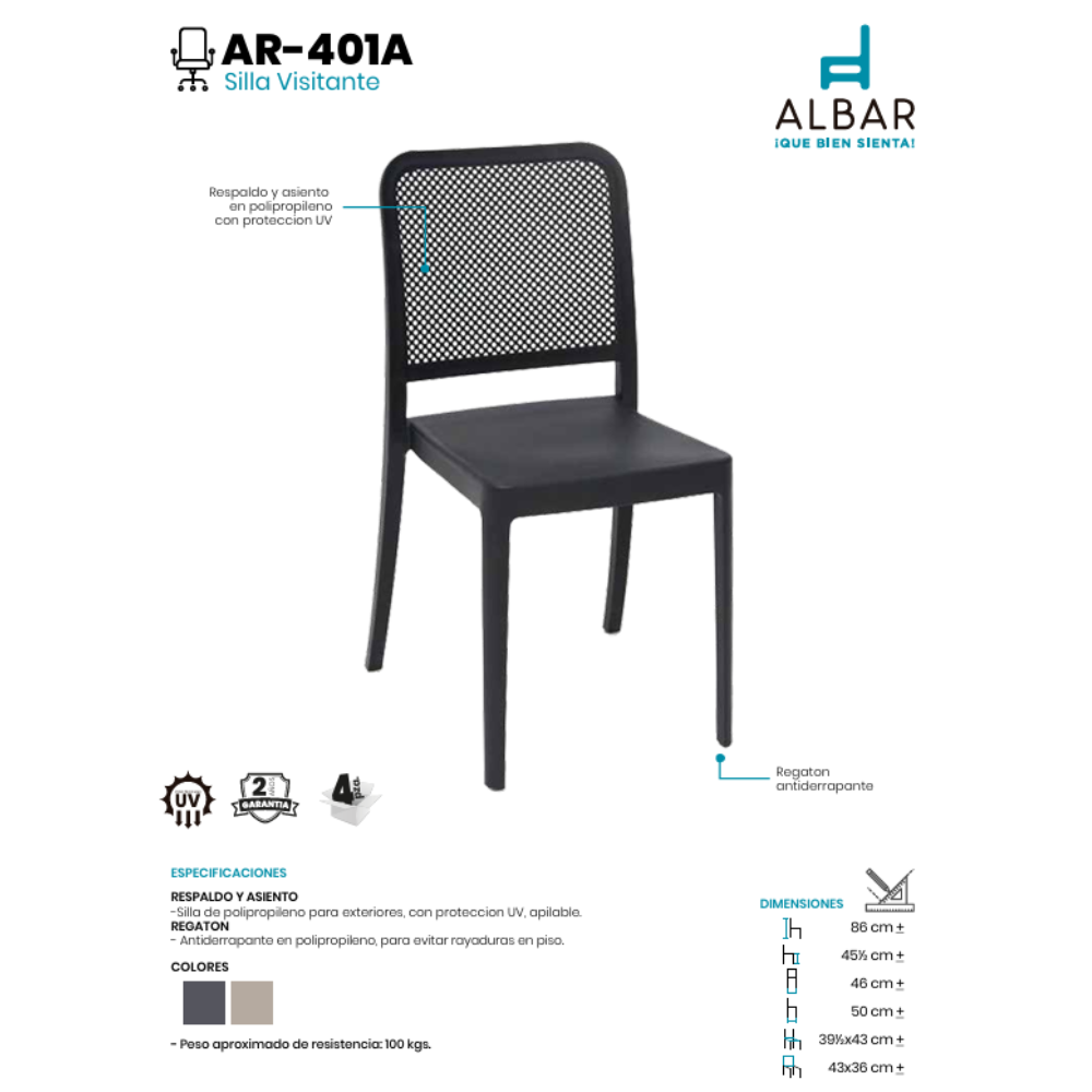Silla Exterior AR-401A
