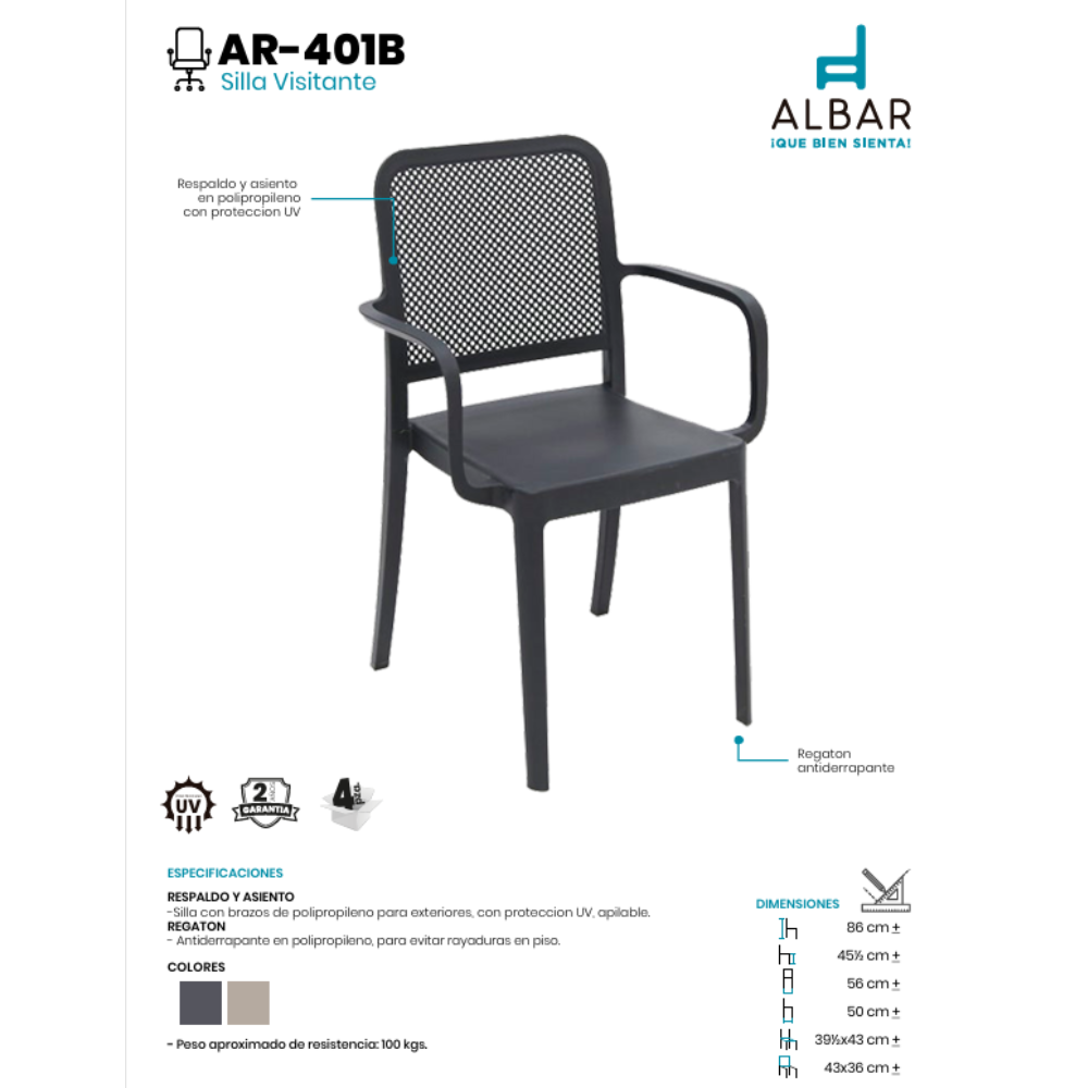 Silla Exterior AR-401B