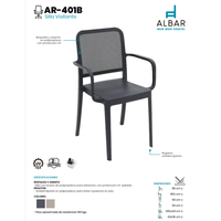 Silla Exterior AR-401B