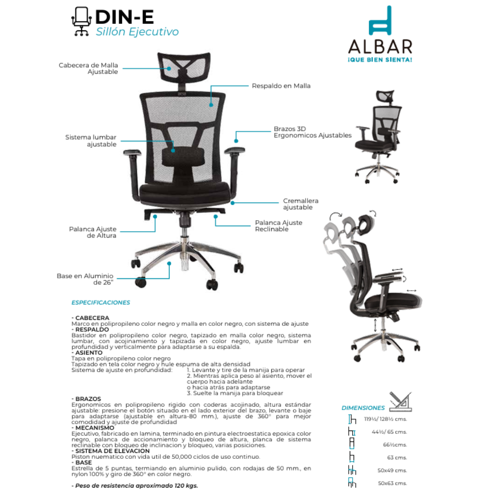 Silla Ejecutiva Din-E
