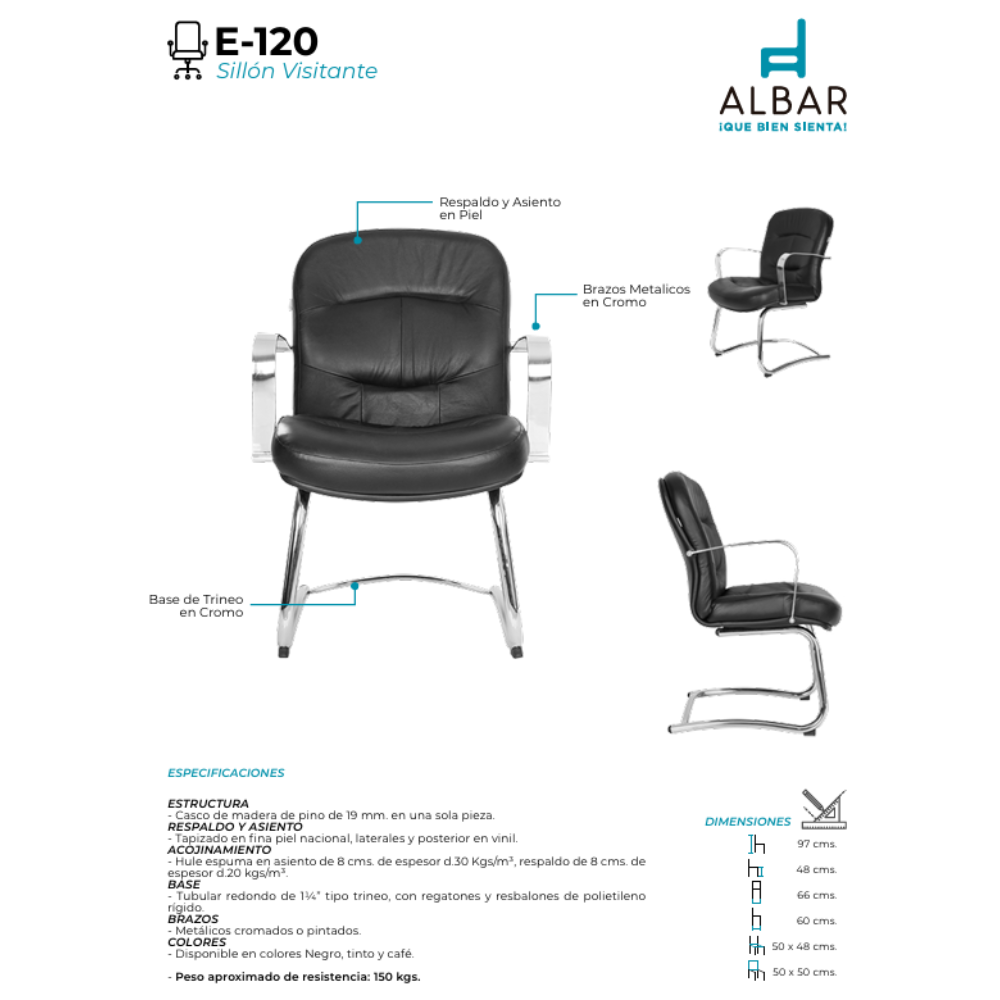 Silla para Visitante E-120