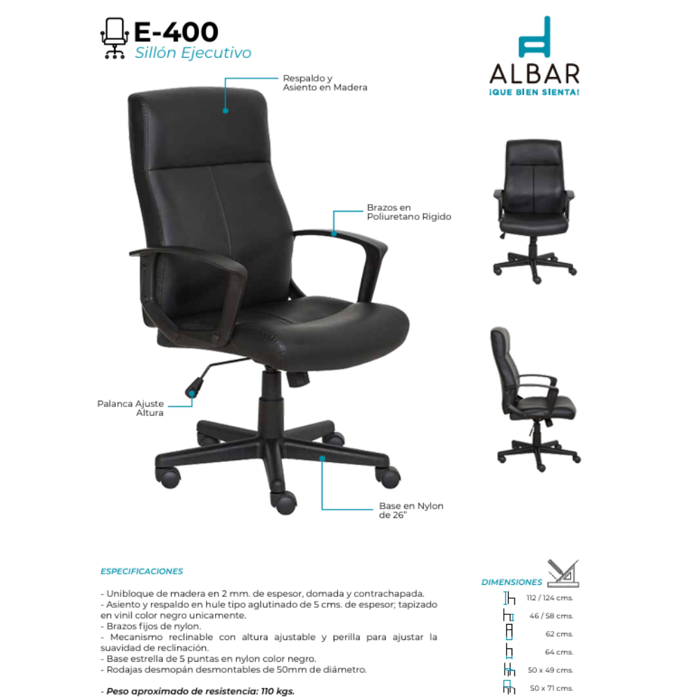 Sillon Ejecutivo E-400