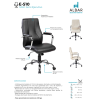 Sillón Semi Ejecutivo E-510