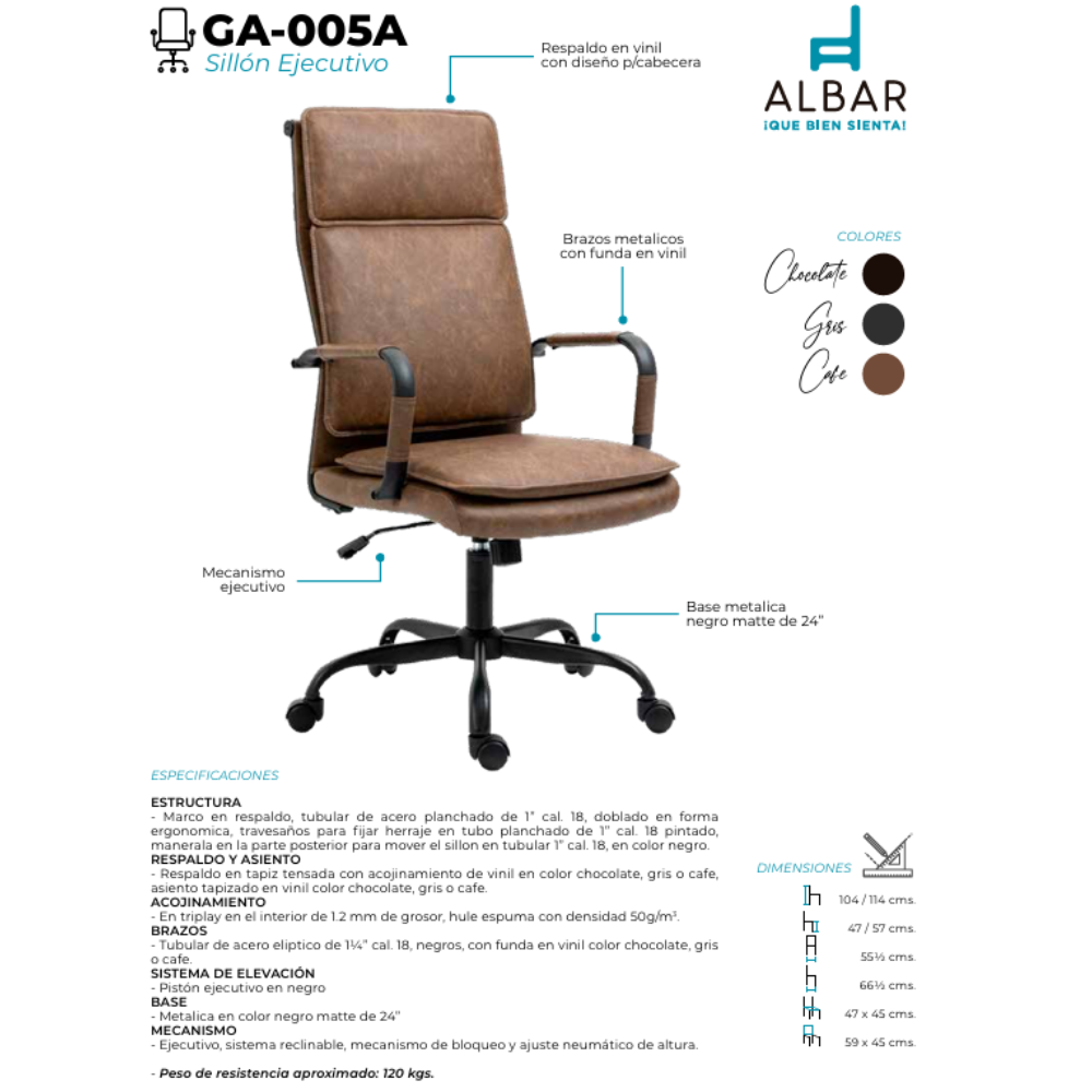 Sillón Ejecutivo GA-005A