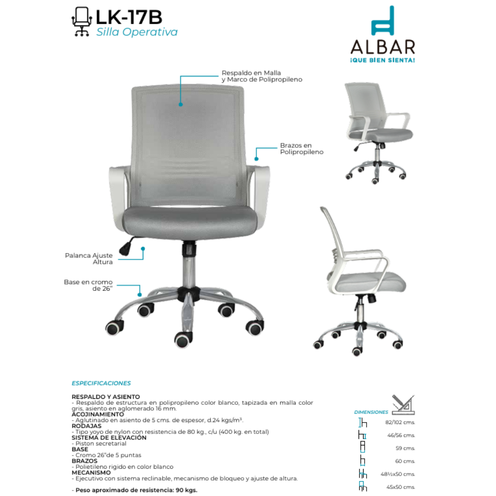Silla operativa LK-17B