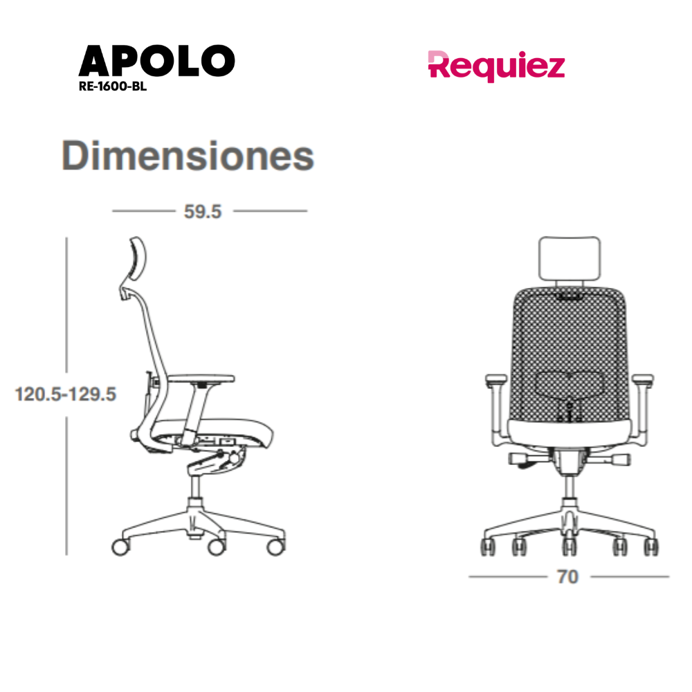 Silla Ejecutiva Apolo RE-1600