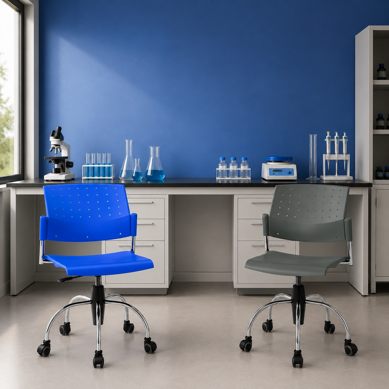 Silla Areta Base Giratoria Polipropileno