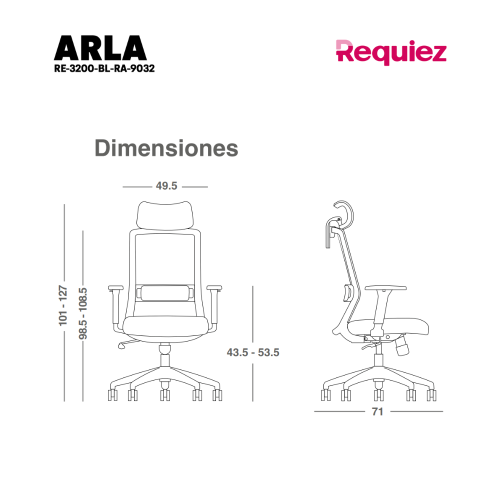 Silla Ejecutiva Arla RE-3200