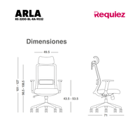 Silla Ejecutiva Arla RE-3200