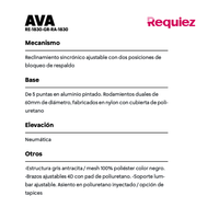 Silla Ejecutiva Ava RE-1830