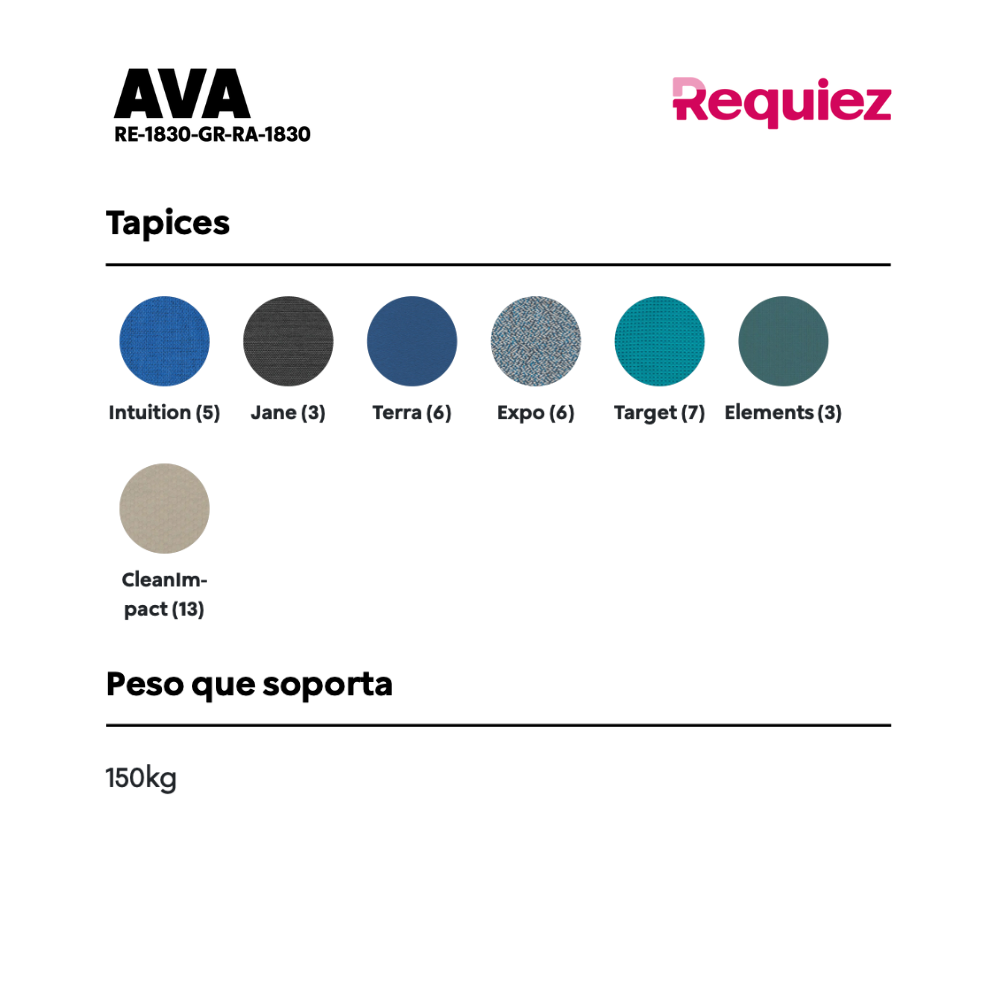 Silla Ejecutiva Ava RE-1830