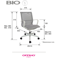 Silla Ejecutiva Bio gris