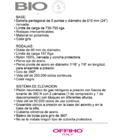 Silla Ejecutiva Bio negro
