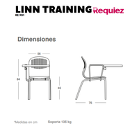 Silla de Capacitacion Linn Training RE-981