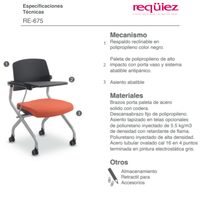 Silla de Capacitacion Rena RE-675